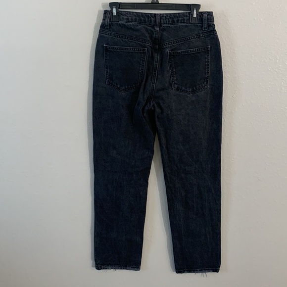 We The Free Free People black high rise straight leg jeans size 27 - Picture 4 of 5
